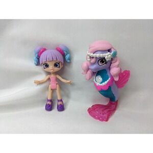 Shopkins Happy Places Mermaid Tails Seahorse Rainbow Kate Figure Lot